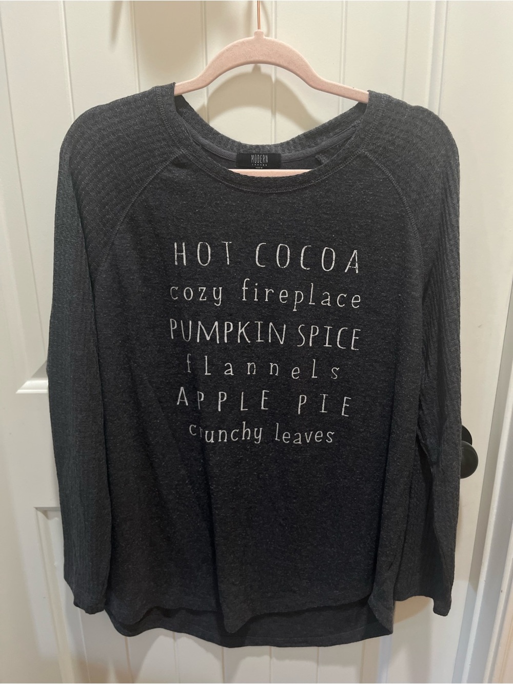 Modern Canvas Women's Classic Fall Vibes Long Sleeve T-Shirt - XXL - Cozy Autumn